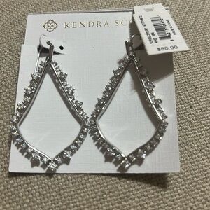 Kendra Scott Sofia Crystal white metal